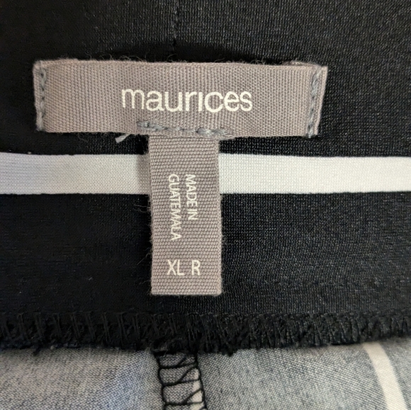 Maurice's wide-leg striped pants - Picture 4 of 6